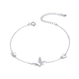 925 Sterling Silver Pavé Setting CZ Bracelet for Women