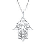 S925 Sterling Silver Plated Platinum Adjustable Necklace for Women
