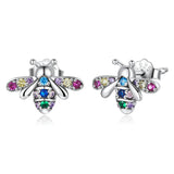 925 Sterling Silver Pavé Setting CZ Earrings for Women