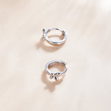 925 Sterling Silver Plated Platinum Earrings for Women