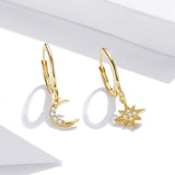 925 Sterling Silver Earrings with Pavé Setting CZ for Women