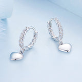 S925 Sterling Silver Earrings for Women with Platinum Plating