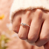 925 Sterling Silver Oxidized Silver Ring for Unisex