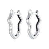 925 Sterling Silver & Oxidized Silver Earrings for Women