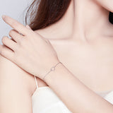 925 Sterling Silver Adjustable Bracelet for Women
