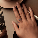 925 Sterling Silver Oxidized Silver 0.17cm Ring
