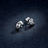 925 Sterling Silver Oxidized Silver Earrings