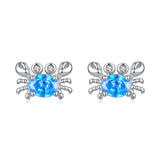 925 Sterling Silver White Gold Plated CZ Earrings for Women