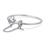 925 Sterling Silver Bracelet 17cm for Women