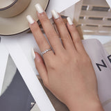 925 Sterling Silver Ring with CZ - Size 6.0 - Classic Style for Women