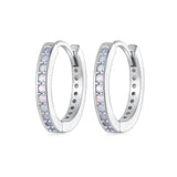 925 Sterling Silver Opal Earrings for Women