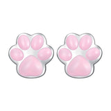 925 Sterling Silver Enamel Black Gold Plated Earrings for Women