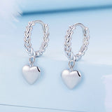 S925 Sterling Silver Earrings for Women with Platinum Plating