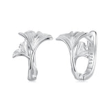 925 Sterling Silver Earrings - 1.3*0.95cm - Plated White Gold - For Women