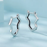 925 Sterling Silver & Oxidized Silver Earrings for Women