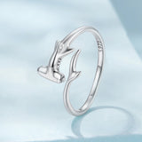925 Sterling Silver Oxidized Silver Ring 0.16cm Width for Women
