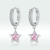 925 Sterling Silver Earrings with Pavé Setting CZ for Women