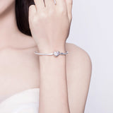 925 Sterling Silver Bracelet 17.0cm for Women