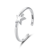 925 Sterling Silver Star Ring for Women