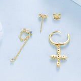 925 Sterling Silver & Quality Shell Pearl Mini Stud Earrings for Women