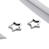 925 Sterling Silver Earrings 1.5cm x 1.7cm for Women