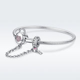 925 Sterling Silver Bracelet 17cm for Women