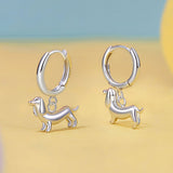 925 Sterling Silver & Plated White Gold Earrings for Women