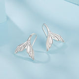 925 Sterling Silver Earrings with Pavé Setting in Oxidized Finish
