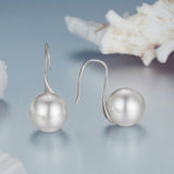925 Sterling Silver Earrings with Quality Shell Pearl