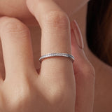 925 Sterling Silver Nano Opal Ring Size 6.0 for Women