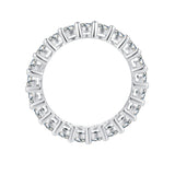 925 Sterling Silver Moissanite 0.1ct Ring Size 6 for Women