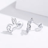 S925 Sterling Silver Plated Platinum Earrings