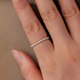 925 Sterling Silver Oxidized 0.17cm Ring for Women Size 6.0