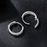 925 Sterling Silver Moissanite Earrings for Women - White Gold Plated