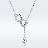 925 Sterling Silver Adjustable Necklace 38-45cm for Women