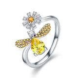 925 Sterling Silver Ring - 0.2cm Width, 1.6*1.5cm Size for Women
