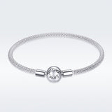 925 Sterling Silver SCB Bracelet Size 17.0cm