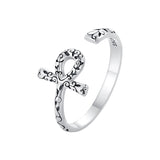 925 Sterling Silver Oxidized 2.2mm Ring for Women