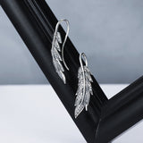 925 Sterling Silver Earrings with Pavé Setting CZ