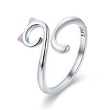 S925 Sterling Silver Adjustable Ring for Women
