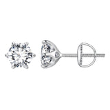 S925 Sterling Silver 2.00 Carat Moissanite Earrings for Women