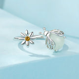 925 Sterling Silver Width 1.8mm Pavé Setting CZ Luminous Stone Ring