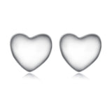 999 Platinum-Plated S925 Silver Earrings