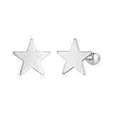 925 Sterling Silver Earrings 0.7cm