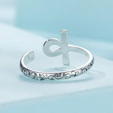 925 Sterling Silver Oxidized 2.2mm Ring for Women