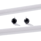 925 Sterling Silver Earrings with Pavé Setting CZ