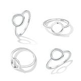925 Sterling Silver Oxidized Ring Size 6.0 for Women