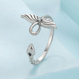 925 Sterling Silver Oxidized Silver Pavé Setting CZ Rings for Women
