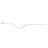 925 Sterling Silver Adjustable Platinum-Plated Bracelet for Women