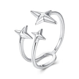 925 Sterling Silver Oxidized Silver Ring for Women